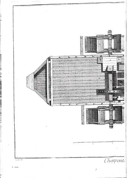 ���M�ɐݒu���ꂽ���Ԃ̕��ʐ}