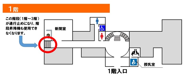 中之島図書館1階の図