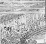 「科挙の試験場の様子」