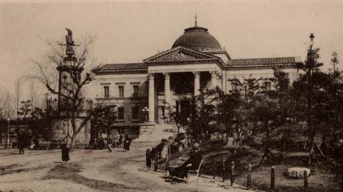 [大阪名所絵葉書帖]より　大阪府立図書館