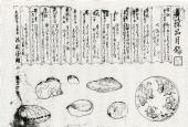 『奇杯品目録（浪花浮瀬引札)』