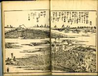 『摂津名所図会』より難波新地での勧進相撲の様子