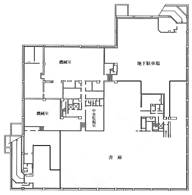 地下2階平面図