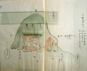 斉明天皇陵の図