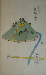 天智天皇陵の図