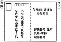 往復はがきの書き方