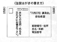 往復はがきの書き方