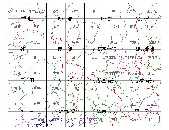 20万分の1区分図≪京都及大阪≫