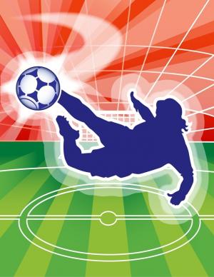 サッカーの画像