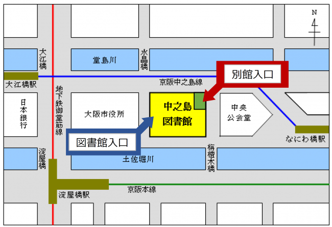 別館利口の案内図