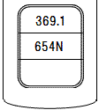 1段目369.1、2段目654N、3段目空欄