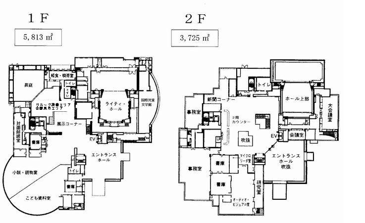 1・2階の模式図