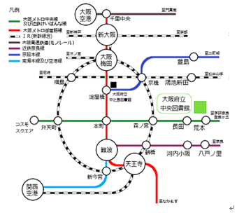 交通機関路線図