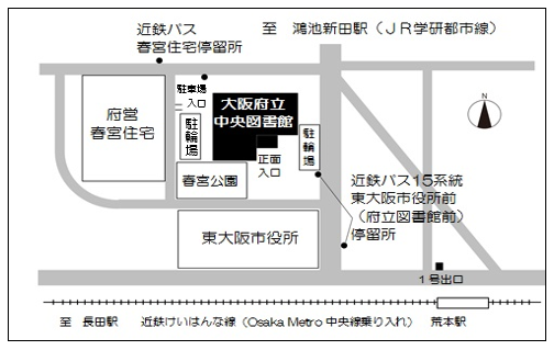 中央図書館地図