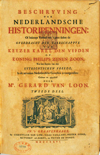 Beschryving Nederlandsche historipenningen